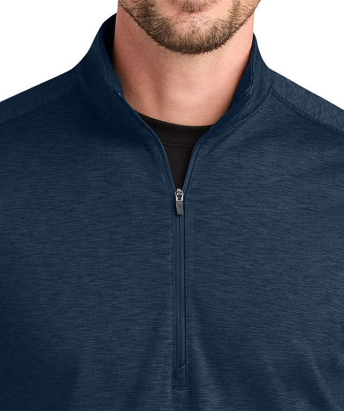 Eddie Bauer Adventurer Recycled Performance Quarter Zip Pullover - Deep Black