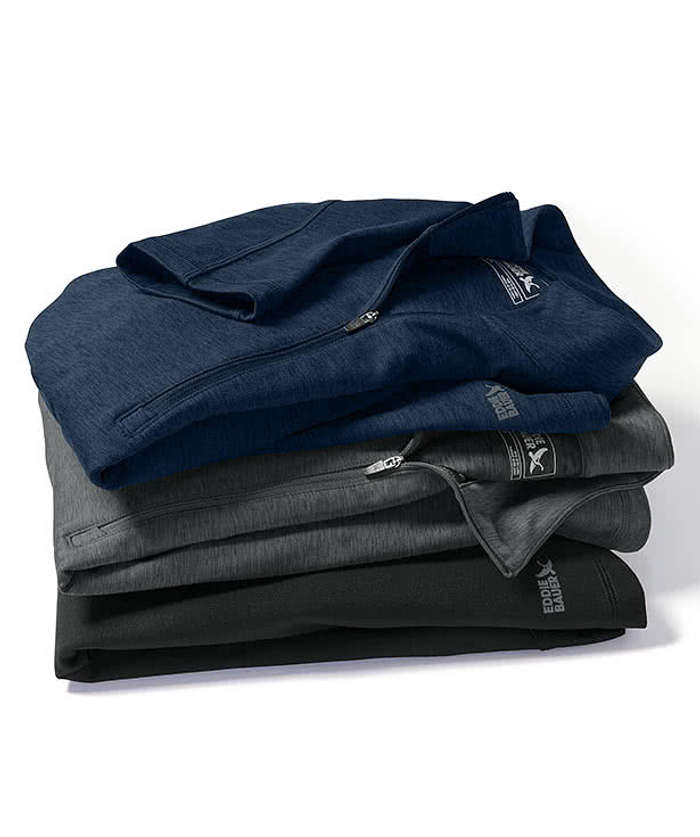 Eddie Bauer Adventurer Recycled Performance Quarter Zip Pullover - Deep Black