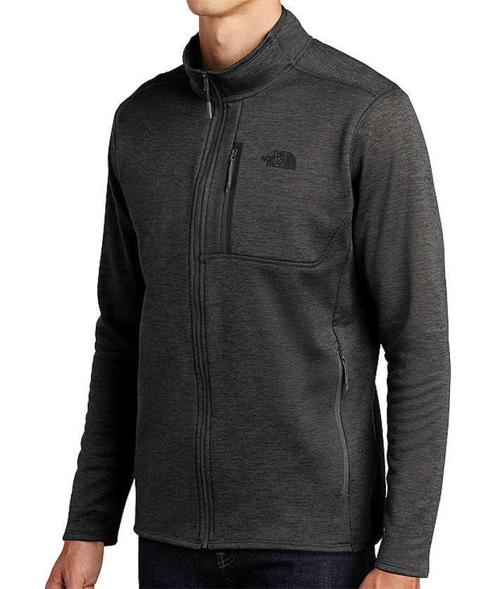 The North Face Skyline Full Zip Fleece Jacket - Printed - TNF Dark Grey Heather 3 The North Face Skyline Full Zip Fleece Jacket - Printed - TNF Dark Grey Heather