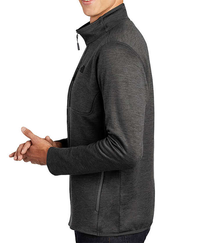 The North Face Skyline Full Zip Fleece Jacket - Printed - TNF Dark Grey Heather 6 The North Face Skyline Full Zip Fleece Jacket - Printed - TNF Dark Grey Heather