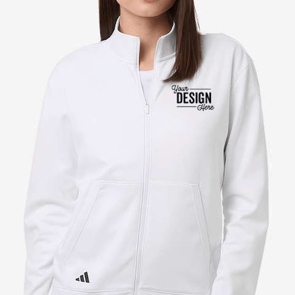 Adidas Women's Ultimate365 COLD.RDY Full Zip Jacket - White