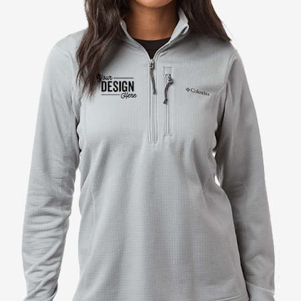 Columbia Women's Essential Hike Recycled Fleece Half Zip Pullover - Columbia Grey