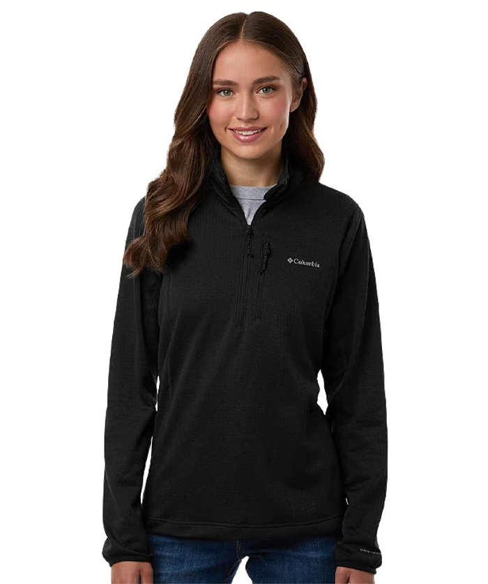 Columbia Women's Essential Hike Recycled Fleece Half Zip Pullover - Columbia Grey