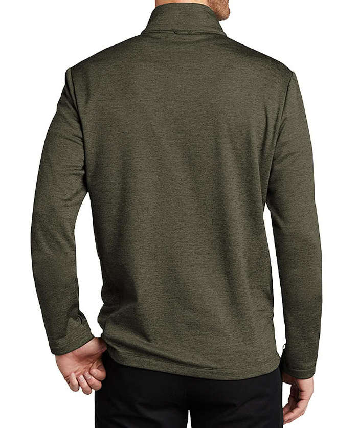 Port Authority Collective Striated Tech Fleece Jacket - Printed - River Blue Navy Heather