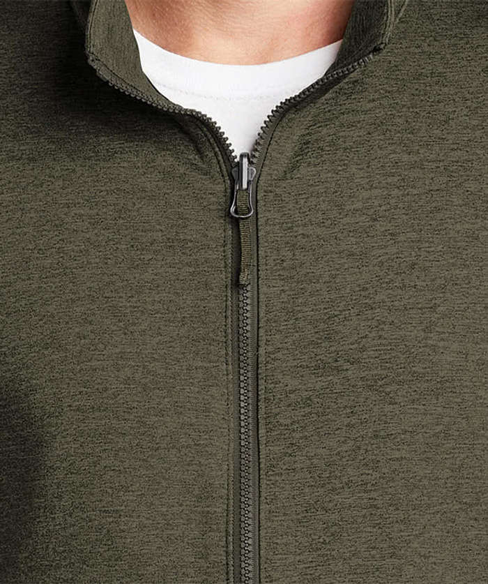 Port Authority Collective Striated Tech Fleece Jacket - Printed - River Blue Navy Heather