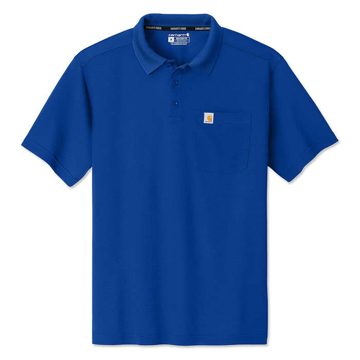 Carhartt Force UPF 40 Performance Pocket Polo - Black