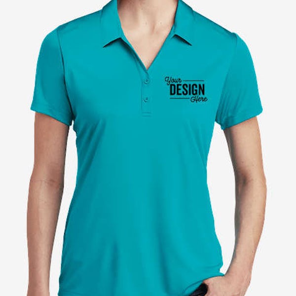 Sport-Tek Women's Competitor Lightweight Performance Polo - Atomic Blue