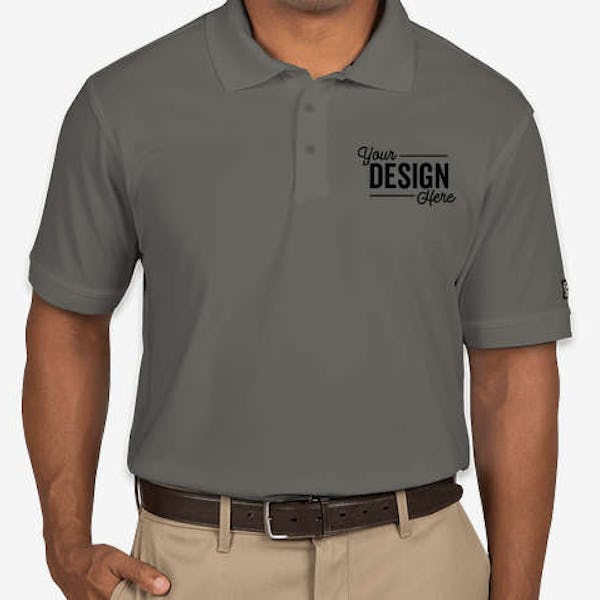 OGIO Caliber 2.0 Performance Pique Polo - Printed - Rogue Grey
