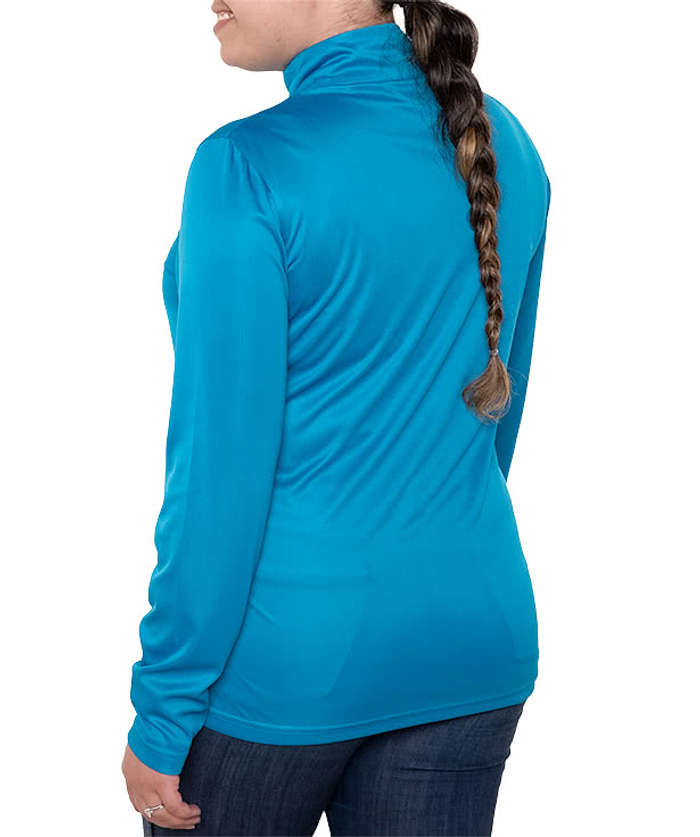 Clique by Cutter & Buck Women's Spin Eco Half Zip Performance Shirt - Black