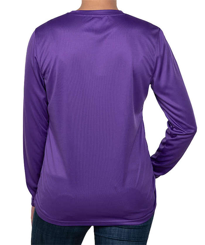 Clique by Cutter & Buck Women's Spin Eco UPF 50 Long Sleeve Performance Shirt - Hi-Vis Yellow 4 Clique by Cutter & Buck Women's Spin Eco UPF 50 Long Sleeve Performance Shirt - Hi-Vis Yellow