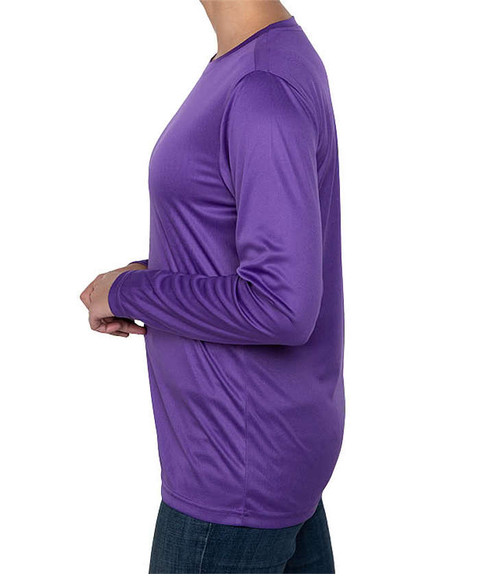 Clique by Cutter & Buck Women's Spin Eco UPF 50 Long Sleeve Performance Shirt - Hi-Vis Yellow 5 Clique by Cutter & Buck Women's Spin Eco UPF 50 Long Sleeve Performance Shirt - Hi-Vis Yellow