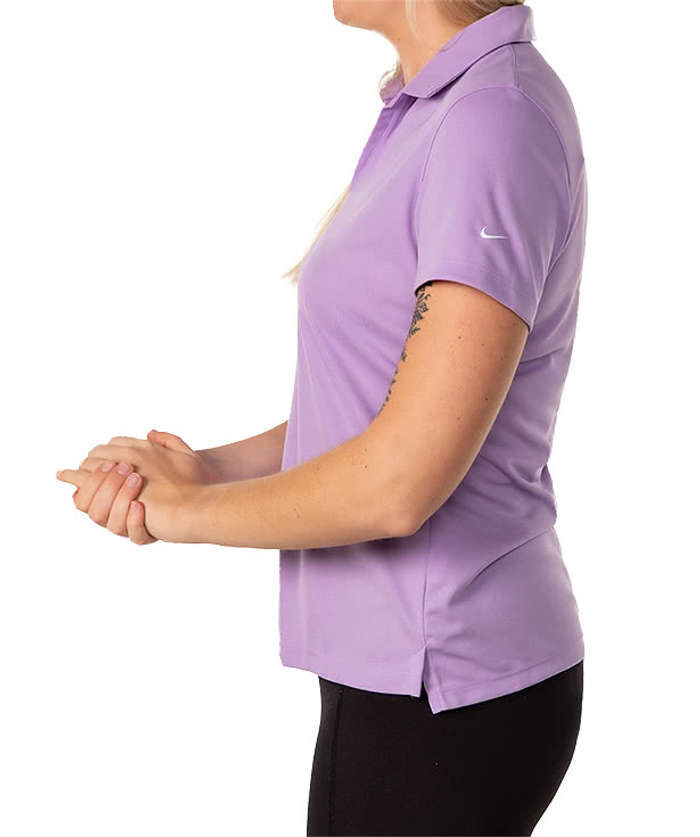Nike Women's Dri-FIT Micro Pique Performance Polo 2.0 - Printed - Urban Lilac