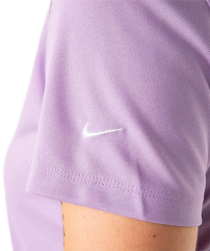 Nike Women's Dri-FIT Micro Pique Performance Polo 2.0 - Printed - Urban Lilac