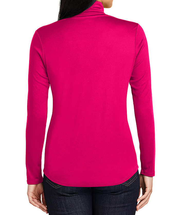 Sport‑Tek Women's Competitor Quarter Zip Performance Shirt - White