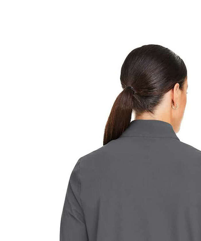 Devon & Jones Women's CrownLux Windsor Welded Performance Quarter Zip Pullover - Graphite