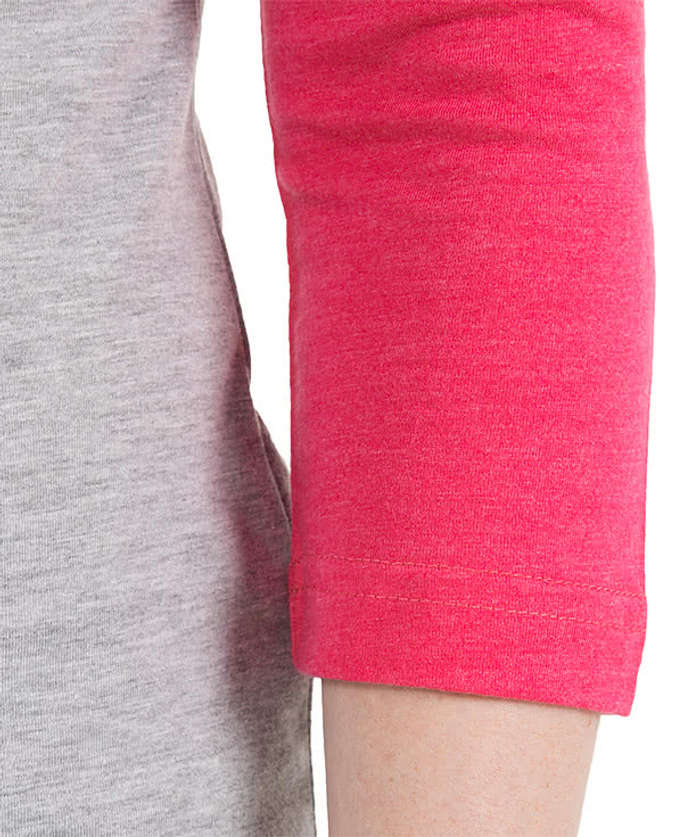 LAT Women's Raglan T-shirt - Vintage Heather / Vintage Smoke 6 LAT Women's Raglan T-shirt - Vintage Heather / Vintage Smoke