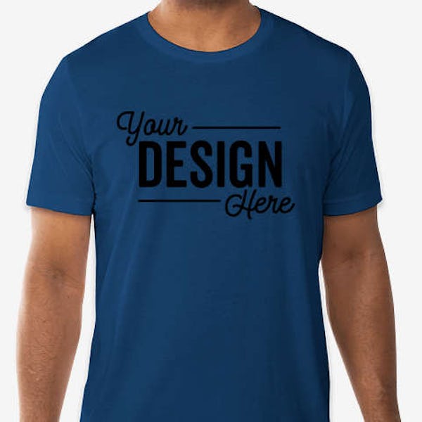 Bella + Canvas Jersey T-shirt - Cool Blue