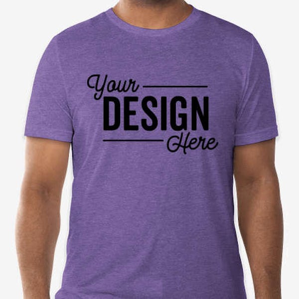 Bella + Canvas Tri-Blend T-shirt - Purple Tri-Blend