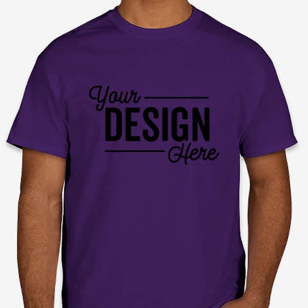 Gildan 100% Cotton T-shirt - Purple