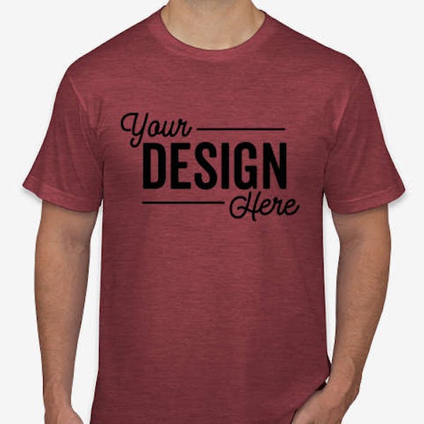 American Apparel Jersey T-shirt - Heather Burgundy