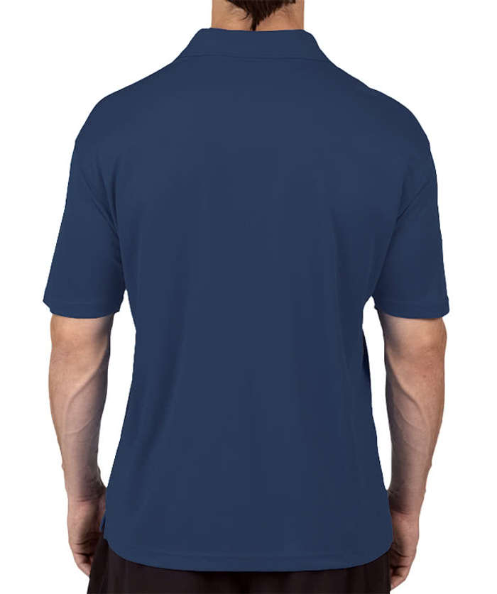 Blue Generation BLU-X-DRI Avenger Pique Performance Polo - Printed - Graphite 4 Blue Generation BLU-X-DRI Avenger Pique Performance Polo - Printed - Graphite