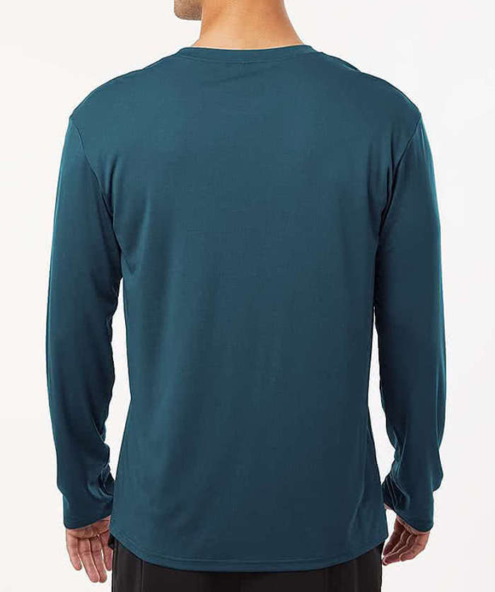 AllPro Interlock UPF 50 Long Sleeve Performance Shirt - Lime