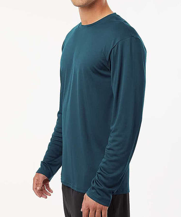 AllPro Interlock UPF 50 Long Sleeve Performance Shirt - Lime
