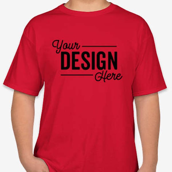 Hanes Essential-T Crewneck T-shirt - Athletic Red