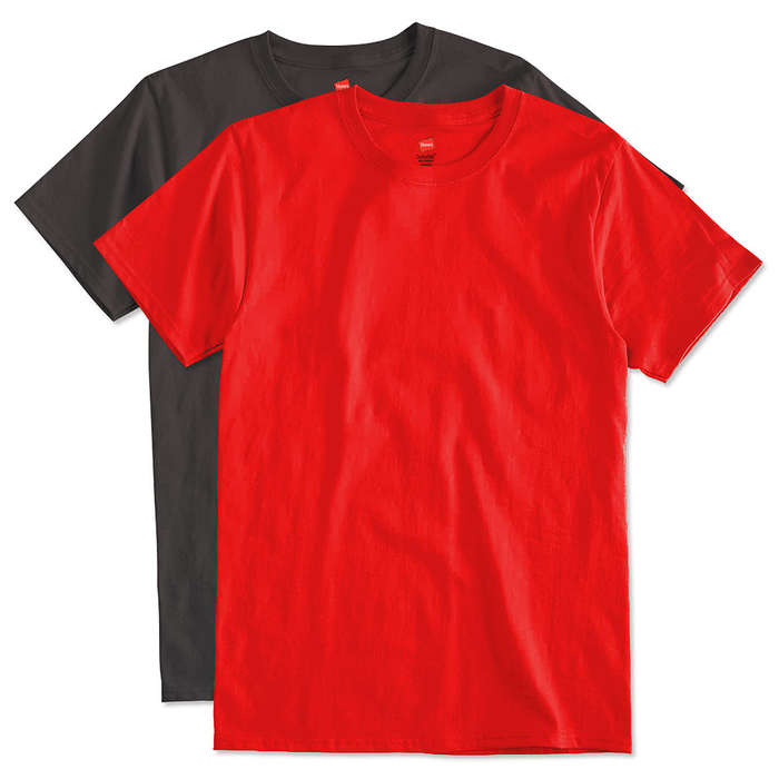 Hanes Essential-T Crewneck T-shirt - Athletic Red