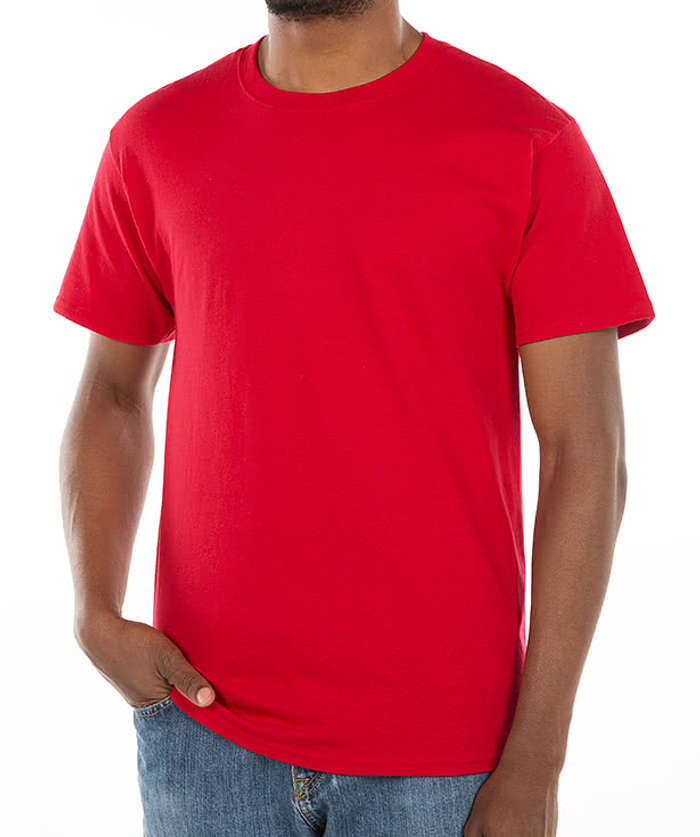 Hanes Essential-T Crewneck T-shirt - Athletic Red