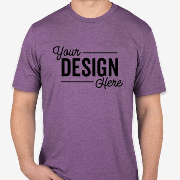 District Tri-Blend T-shirt - Purple Frost
