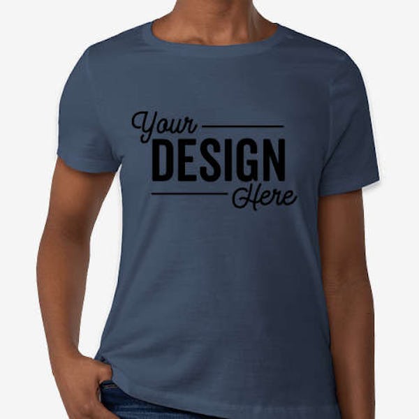 Bella + Canvas Women's Jersey T-shirt - Navy