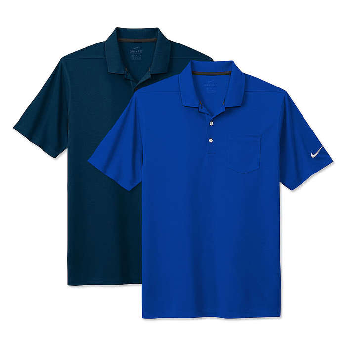 Nike Dri‑FIT Micro Pique Performance Pocket Polo 2.0 - Printed - University Red