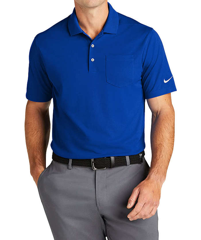 Nike Dri‑FIT Micro Pique Performance Pocket Polo 2.0 - Printed - University Red