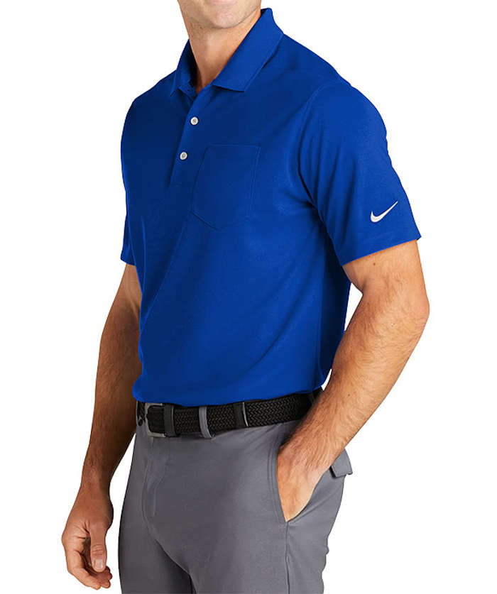 Nike Dri‑FIT Micro Pique Performance Pocket Polo 2.0 - Printed - University Red
