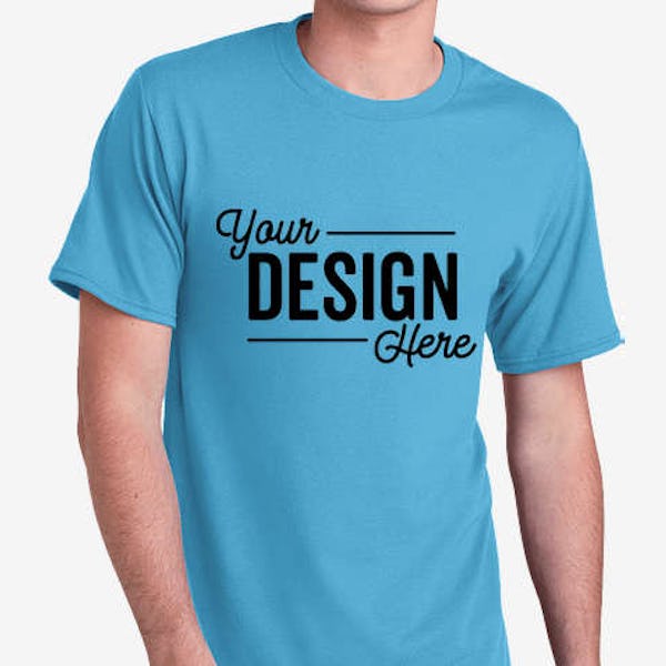 Port & Company Core Recycled Blend T-shirt - Aquatic Blue