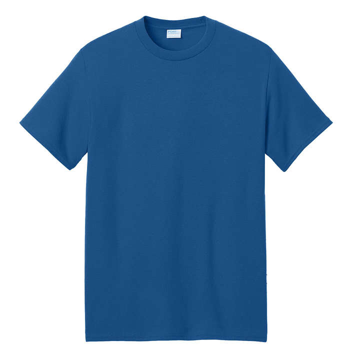 Port & Company Core Recycled Blend T-shirt - Aquatic Blue
