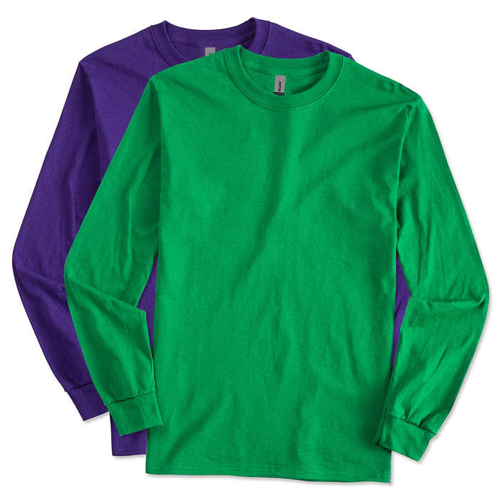 Gildan Ultra Cotton Long Sleeve T-shirt - Irish Green