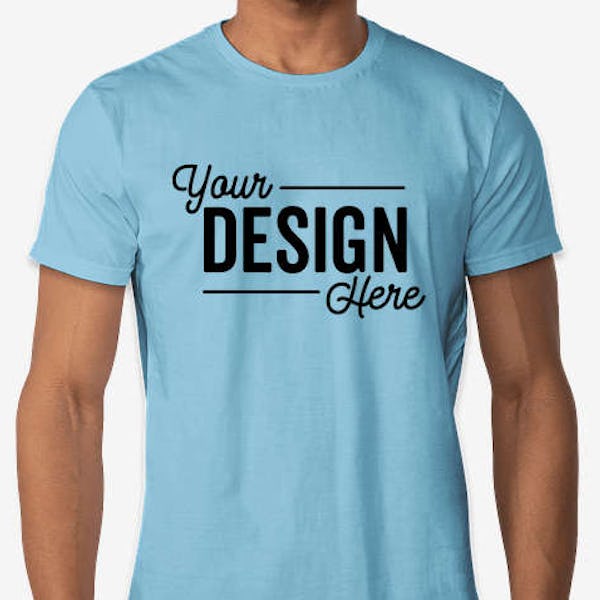 Hanes Perfect-T Crewneck T-shirt - Light Blue