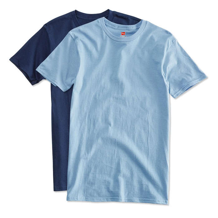 Hanes Perfect-T Crewneck T-shirt - Light Blue