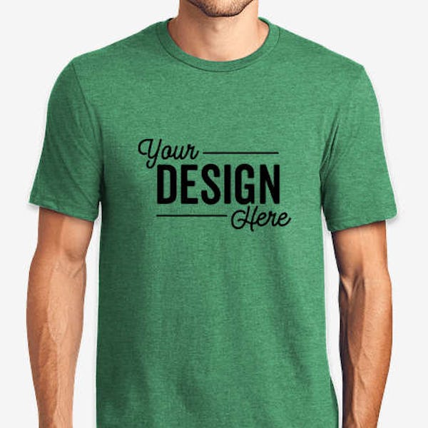 District V.I.T. T-shirt - Heathered Kelly Green