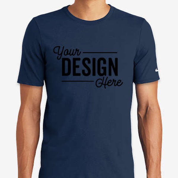 Nike Dri-FIT Jersey Blend Performance Shirt - College Navy