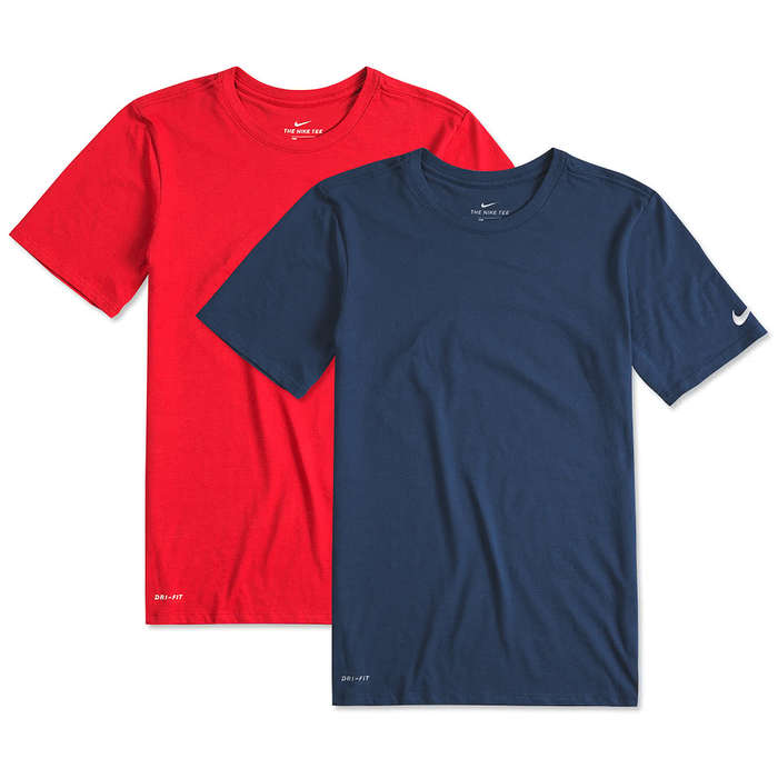 Nike Dri-FIT Jersey Blend Performance Shirt - College Navy