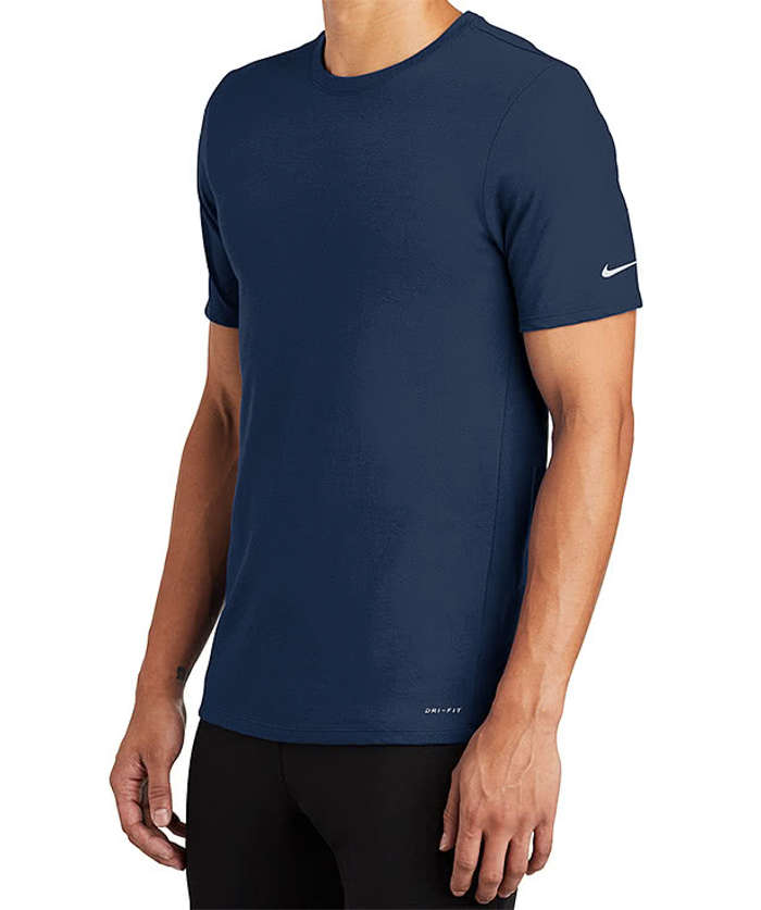 Nike Dri-FIT Jersey Blend Performance Shirt - College Navy