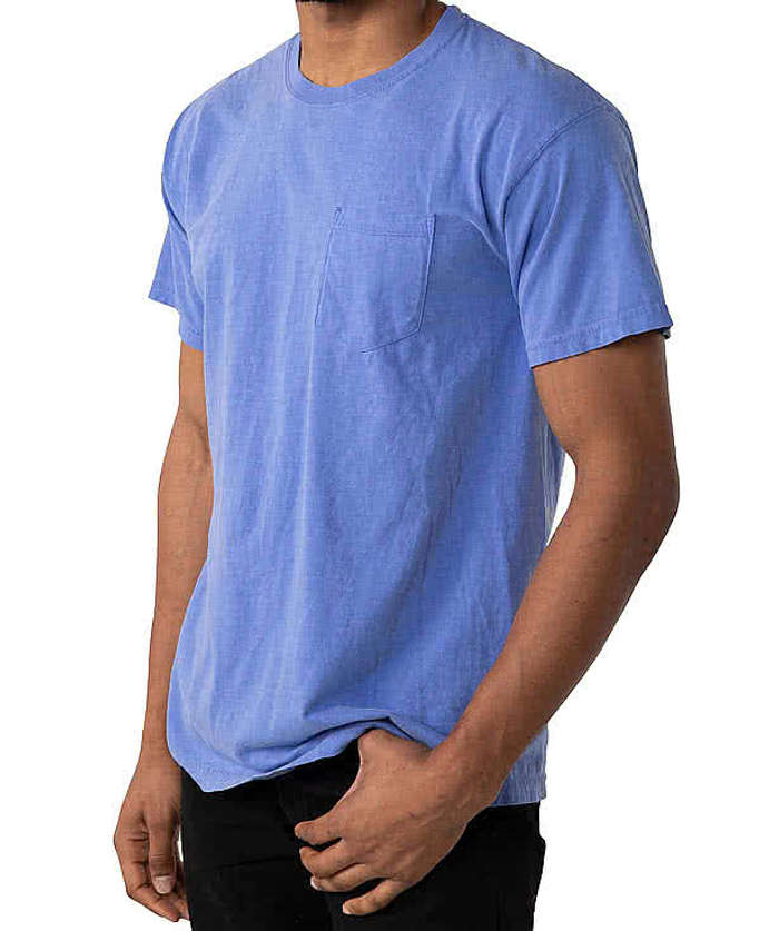 Comfort Colors 100% Cotton Pocket T-shirt - Butter