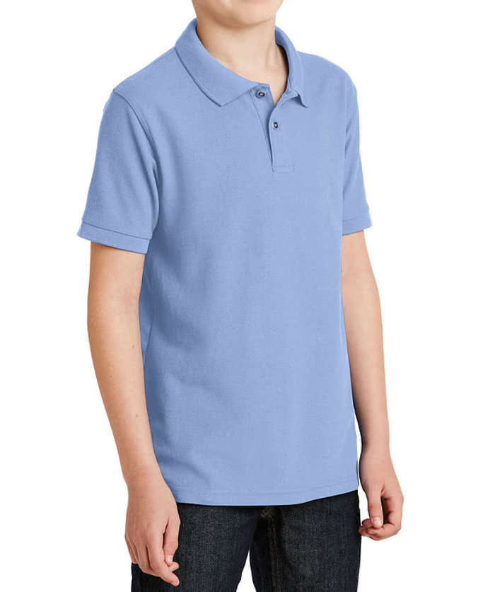 Port Authority Youth Silk Touch Polo - Lime