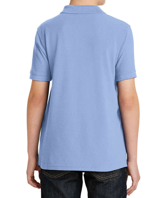 Port Authority Youth Silk Touch Polo - Lime