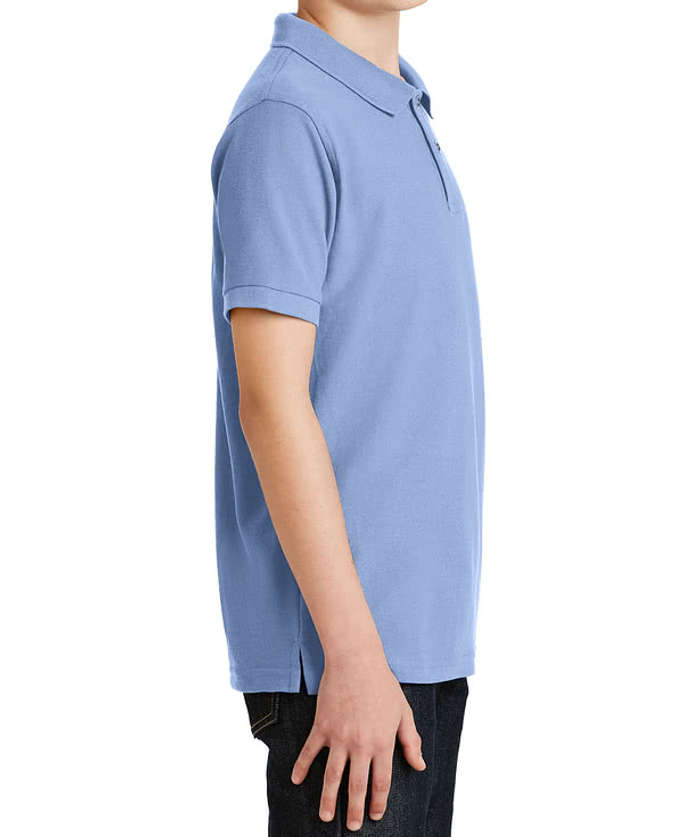 Port Authority Youth Silk Touch Polo - Lime