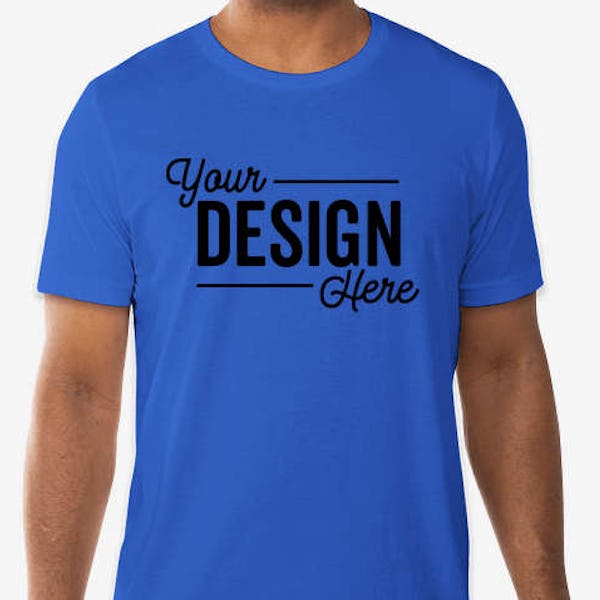 Bella + Canvas Jersey T-shirt - True Royal