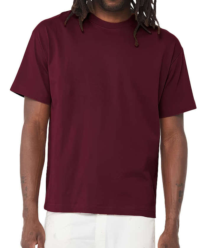 Bella + Canvas Drop Shoulder Heavyweight T-shirt - Vintage Denim